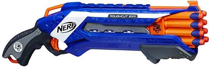 Nerf N-Strike Elite Rough Cut 2X4 Blaster Value Pack