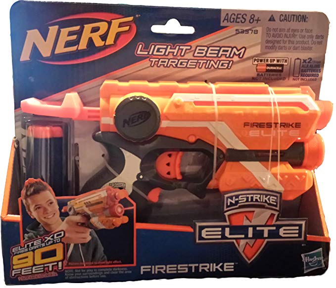 Bundle: Nerf N-strike Elite Firestrike Blaster(1) & Pack of N-strike Elite Darts(30 Darts)