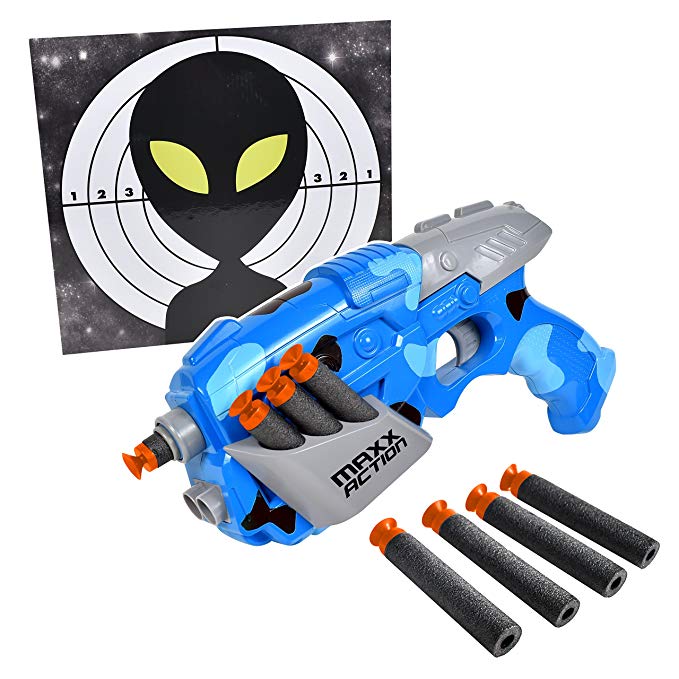 Maxx Action Galactic Series Alien Photon Blaster with Foam Darts and Target