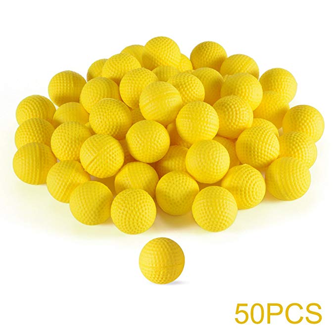 XCSOURCE 50pcs Rounds Refill Compatible Replace Bullet Balls Pack for Nerf Rival Apollo Zeus Children Kids Toy Gun TH588